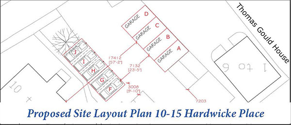Lot: 96 - TWO PARCELS OF LAND WITH PLANNING FOR GARAGES AND BOLLARD PARKING SPACES -